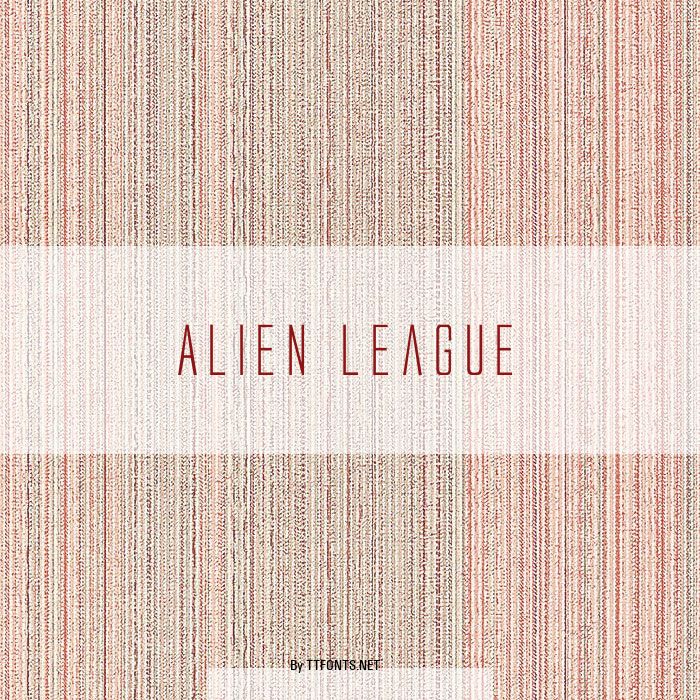 Alien League example